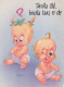 KINDER HUMOR Vintage Ansichtskarte Postkarte CPSM #PBV210.DE - Cartoline Umoristiche