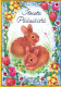 OSTERN KANINCHEN Vintage Ansichtskarte Postkarte CPSM #PBO534.DE - Easter