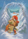 WEIHNACHTSMANN SANTA CLAUS Neujahr Weihnachten Vintage Ansichtskarte Postkarte CPSM #PBL294.DE - Santa Claus