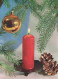 Neujahr Weihnachten KERZE Vintage Ansichtskarte Postkarte CPSM #PAV562.DE - Neujahr