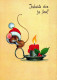 Neujahr Weihnachten MAUS Vintage Ansichtskarte Postkarte CPSM #PAU927.DE - Neujahr