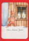 Neujahr Weihnachten GNOME Vintage Ansichtskarte Postkarte CPSM #PAU186.DE - Neujahr