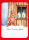 Neujahr Weihnachten GNOME Vintage Ansichtskarte Postkarte CPSM #PAU186.DE - Neujahr