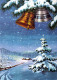 Neujahr Weihnachten BELL Vintage Ansichtskarte Postkarte CPSM #PAT503.DE - Neujahr