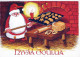 WEIHNACHTSMANN SANTA CLAUS WEIHNACHTSFERIEN Vintage Postkarte CPSM #PAK904.DE - Santa Claus