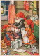 WEIHNACHTSMANN SANTA CLAUS KINDER WEIHNACHTSFERIEN Vintage Postkarte CPSM #PAK291.DE - Kerstman