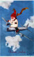 WEIHNACHTSMANN SANTA CLAUS WEIHNACHTSFERIEN Vintage Postkarte CPSMPF #PAJ451.DE - Santa Claus