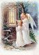 ENGEL WEIHNACHTSFERIEN Feiern & Feste Vintage Ansichtskarte Postkarte CPSM #PAH935.DE - Angels