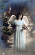 1912 ENGEL WEIHNACHTSFERIEN Vintage Antike Alte Postkarte CPA #PAG678.DE - Angels