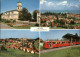 11381350 Heiden AR Panorama Kirche Bahn Heiden - Altri & Non Classificati