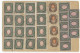 Paketkarte Russland 1920, Massenfrankatur - Andere & Zonder Classificatie