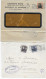Delcampe - 16x Bankbriefe Brüssel - Frankfurt, Zensur 1915-1918 - Bezetting 1914-18