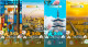 China "Embrace You, Big Shanghai" Postcard Set Issued By Shanghai Philatelic Co., Ltd。16 Pcs - Postcards