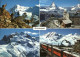 11380923 Gornergrat Zermatt Steinboecke Hotel Monte Rosa Gornergratbahn Gornergr - Andere & Zonder Classificatie