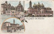 AK Un Saluto Da Padova - Porto Venezia Chiesa Di S. Giustina Caffé Petrocchi - Litho - Ca. 1910 (69299) - Padova