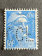 FRANCE C N° 718A Marianne De Gandon CCF 62 Indice 2 Perforé Perforés Perfins Perfin - Andere & Zonder Classificatie