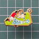 Badge Pin ZN013207 - Fotball Soccer Red Star Belgrade Vs Olympique Marseille Bari 1991-05-29 Final Champions Cup - Fussball