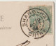 Post Card China Chefoo Harbour Yantai  Shang Hai   Stamp And Nice Mark 1904  Dos Précurseur - Chine