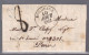 Lettre Dite Précurseurs  Sur  Lettre    Cachet Bordeaux  10 Aout 1841   Pour Paris    Taxe  8 Décimes - 1801-1848: Précurseurs XIX