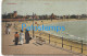 228771 URUGUAY MONTEVIDEO POCITOS BEACH CUT CORNER POSTAL POSTCARD - Uruguay