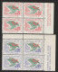 Bloc De 4 : N° 371/372 - Année 1963 Neufs**/ MNH : Retour à La Paix : Type XX (drapeaux Et Rameaux D'olivier) - Algeria (1962-...)
