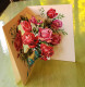 Pop-up Roses Rouges  Heureux Anniversaire Ed. Novitas 502 - Mechanical