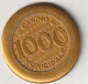 GETTONE CASINO MUNICIPALE 1000 (MDG47.3 - Other & Unclassified