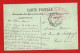 (RECTO / VERSO) TOURS - CACHET AU DOS SOCIETE DE SECOURS AUX BLESSES HOPITAL AUXILIAIRE N° 2- LE 14/7/1915 - DOC - Cartas & Documentos