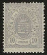 Luxembourg  .  Y&T .   42  (2 Scans)  .  1880  .   Perf. 13x13   .   * VLH .    Neuf Avec Gomme - 1859-1880 Wappen & Heraldik