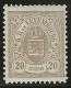 Luxembourg  .  Y&T .   44 (2 Scans)   .  1880  .   12x12½ .   * VLH .    Neuf Avec Gomme - 1859-1880 Wappen & Heraldik