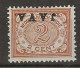 1908 MH Nederlands Indië NVPH 65f JAVA Kopstaand - Nederlands-Indië