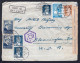 TURKEY 1943 Censored Airmail Cover To USA, Via Egypt (4163) - Brieven En Documenten
