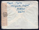 TURKEY 1943 Censored Airmail Cover To USA, Via Egypt (4163) - Storia Postale