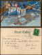 Ansichtskarte  Neujahr Sylvester New Year Vögel Stadt USA - Prägekarte 1906 - Neujahr