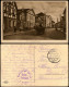 Mitau Jelgava Елгава Accisenstraße, Pferdefuhrwerk 1917  Gel. Feldpoststempel - Letland