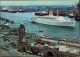 Ansichtskarte St. Pauli-Hamburg Landungsbrücken, Hafen, Dampfer Schiff 1970 - Autres & Non Classés