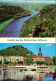 Bad Schandau Blick Von Der Basteiaussicht, Schaufelradschiff Wilhelm Pieck 1981 - Bad Schandau