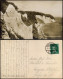 Ansichtskarte Stubbenkammer-Sassnitz Wissower Klinken, Fotokarte 1928 - Sassnitz
