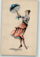 10679208 - Fruehlingssturm Regenschirm Sign. W.Z.  Moderner Kunstverlag Brinkmann Breslau Serie XVII Nr. 5 - Fashion