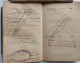 Juive Juif British Passport Palestine 1945 Validity In Consul New-York 1949 Entrance Visa To Israel Rare Judaika - Documents Historiques