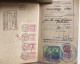 Delcampe - Juive Juif British Passport Palestine 1945 Validity In Consul New-York 1949 Entrance Visa To Israel Rare Judaika - Documents Historiques