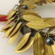 Delcampe - Brass Laurel Wreath With Ribbon Wall Hanging Decoration Award #5566 - Arte Popolare