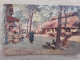 VIET-NAM INDOCHINE COCHINCHINE  SAIGON L FREQUENEZ LITHOGRAPHIE MARCHE DE SAIGON 11 - Viêt-Nam