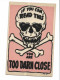 Antiguo Sticker De Calavera   - 7422 - Unclassified