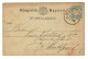 EP E.P. Entier Postale Ganzsache Deutschland Konigreich Bayern Regensburg 1878  Postkarte Stuttgart 5 Pfennig Allemagne - Enteros Postales