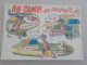 CPSM -  AU PLUS RAPIDE - CARTE HUMORISTIQUE - THEME CAMPING   -   VOYAGEE TIMBREE 1969 - Humor