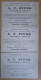 3 VICTORIAN LITHOCHROMO's Simili LIEBIG: L.T. PIVER PARFUMEUR Paris  Imp.Romanet +- 1880 10,2 / 7 Cm - Sonstige & Ohne Zuordnung