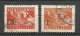 JUGOSLAVIA Jugoslawien 1946 Michel 492 - 493 O - Used Stamps