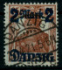 DANZIG 1920 Nr 28II Zentrisch Gestempelt Gepr. X6BBD62 - Oblitérés