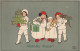 AK Glückliches Neujahr - Kinder Mit Weihnachtsbaum Und Geschenken - Feldpost Ulm 1916  (69327) - New Year